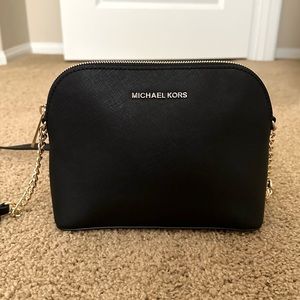 Michael Kors Cindy Dome Crossbody Leather Bag